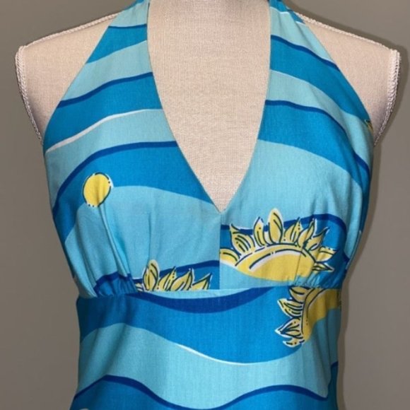 Lilly Pulitzer Beach & Tennis Club Halter Dress - Picture 3 of 10